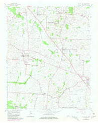 Maury City Tennessee Historical topographic map, 1:24000 scale, 7.5 X 7.5 Minute, Year 1964