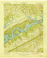 Maynardville Tennessee Historical topographic map, 1:24000 scale, 7.5 X 7.5 Minute, Year 1941