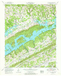 Maynardville Tennessee Historical topographic map, 1:24000 scale, 7.5 X 7.5 Minute, Year 1952