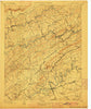 Maynardville Tennessee Historical topographic map, 1:125000 scale, 30 X 30 Minute, Year 1900