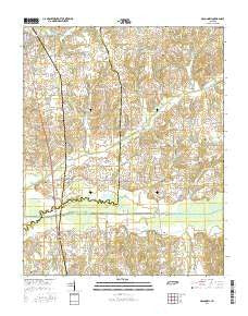 McConnell Tennessee Current topographic map, 1:24000 scale, 7.5 X 7.5 Minute, Year 2016