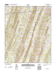 McDonald Tennessee Historical topographic map, 1:24000 scale, 7.5 X 7.5 Minute, Year 2013