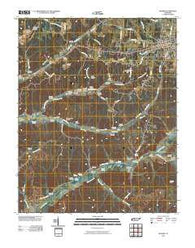 McEwen Tennessee Historical topographic map, 1:24000 scale, 7.5 X 7.5 Minute, Year 2010