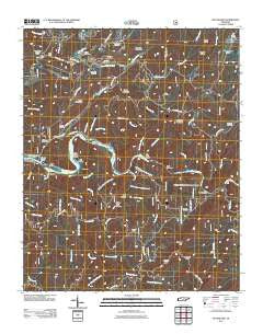 McFarland Tennessee Historical topographic map, 1:24000 scale, 7.5 X 7.5 Minute, Year 2011