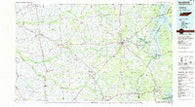 McKenzie Tennessee Historical topographic map, 1:100000 scale, 30 X 60 Minute, Year 1986