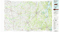 McKenzie Tennessee Historical topographic map, 1:100000 scale, 30 X 60 Minute, Year 1986