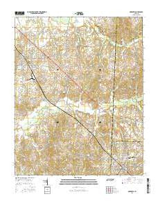 McKenzie Tennessee Current topographic map, 1:24000 scale, 7.5 X 7.5 Minute, Year 2016