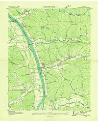 McKinnon Tennessee Historical topographic map, 1:24000 scale, 7.5 X 7.5 Minute, Year 1936