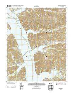 McKinnon Tennessee Historical topographic map, 1:24000 scale, 7.5 X 7.5 Minute, Year 2013