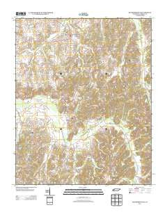 McLemoresville Tennessee Historical topographic map, 1:24000 scale, 7.5 X 7.5 Minute, Year 2013