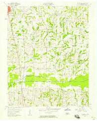 Mc Connell Tennessee Historical topographic map, 1:24000 scale, 7.5 X 7.5 Minute, Year 1956