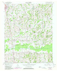 Mc Connell Tennessee Historical topographic map, 1:24000 scale, 7.5 X 7.5 Minute, Year 1956