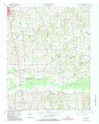 Mc Connell Tennessee Historical topographic map, 1:24000 scale, 7.5 X 7.5 Minute, Year 1956