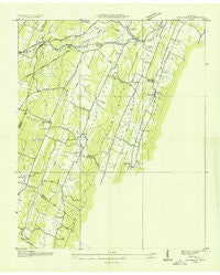 Mc Donald Tennessee Historical topographic map, 1:24000 scale, 7.5 X 7.5 Minute, Year 1935