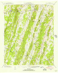 Mc Donald Tennessee Historical topographic map, 1:24000 scale, 7.5 X 7.5 Minute, Year 1940