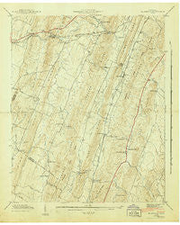 Mc Donald Tennessee Historical topographic map, 1:24000 scale, 7.5 X 7.5 Minute, Year 1941