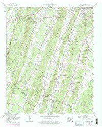 Mc Donald Tennessee Historical topographic map, 1:24000 scale, 7.5 X 7.5 Minute, Year 1967