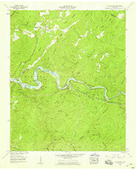 Mc Farland Tennessee Historical topographic map, 1:24000 scale, 7.5 X 7.5 Minute, Year 1957