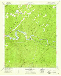 Mc Farland Tennessee Historical topographic map, 1:24000 scale, 7.5 X 7.5 Minute, Year 1957