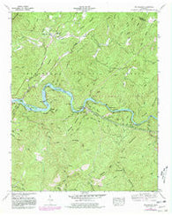 Mc Farland Tennessee Historical topographic map, 1:24000 scale, 7.5 X 7.5 Minute, Year 1957