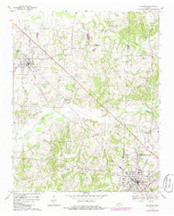 Mc Kenzie Tennessee Historical topographic map, 1:24000 scale, 7.5 X 7.5 Minute, Year 1967