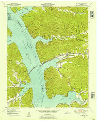 Mc Kinnon Tennessee Historical topographic map, 1:24000 scale, 7.5 X 7.5 Minute, Year 1950