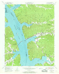 Mc Kinnon Tennessee Historical topographic map, 1:24000 scale, 7.5 X 7.5 Minute, Year 1950