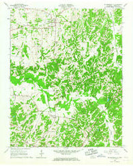 Mc Lemoresville Tennessee Historical topographic map, 1:24000 scale, 7.5 X 7.5 Minute, Year 1966