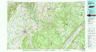 Mc Minnville Tennessee Historical topographic map, 1:100000 scale, 30 X 60 Minute, Year 1981