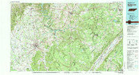 Mc Minnville Tennessee Historical topographic map, 1:100000 scale, 30 X 60 Minute, Year 1981