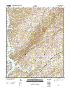 Meadow Tennessee Historical topographic map, 1:24000 scale, 7.5 X 7.5 Minute, Year 2013
