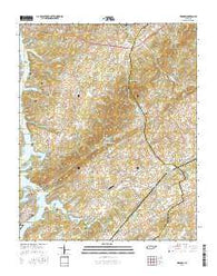 Meadow Tennessee Current topographic map, 1:24000 scale, 7.5 X 7.5 Minute, Year 2016