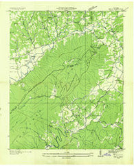 Mecca Tennessee Historical topographic map, 1:24000 scale, 7.5 X 7.5 Minute, Year 1934