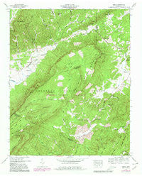 Mecca Tennessee Historical topographic map, 1:24000 scale, 7.5 X 7.5 Minute, Year 1957