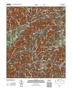 Mecca Tennessee Historical topographic map, 1:24000 scale, 7.5 X 7.5 Minute, Year 2011