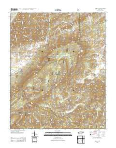 Mecca Tennessee Historical topographic map, 1:24000 scale, 7.5 X 7.5 Minute, Year 2013