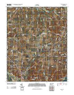 Medina Tennessee Historical topographic map, 1:24000 scale, 7.5 X 7.5 Minute, Year 2010