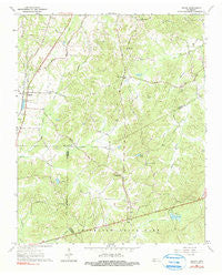 Medon Tennessee Historical topographic map, 1:24000 scale, 7.5 X 7.5 Minute, Year 1961