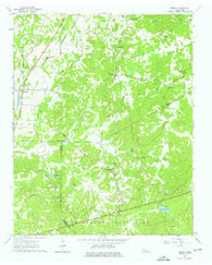 Medon Tennessee Historical topographic map, 1:24000 scale, 7.5 X 7.5 Minute, Year 1961