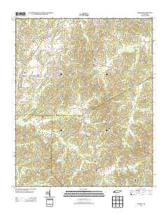 Medon Tennessee Historical topographic map, 1:24000 scale, 7.5 X 7.5 Minute, Year 2013
