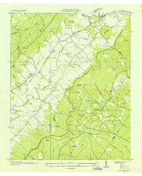 Melvine Tennessee Historical topographic map, 1:24000 scale, 7.5 X 7.5 Minute, Year 1935