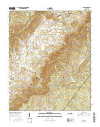 Melvine Tennessee Current topographic map, 1:24000 scale, 7.5 X 7.5 Minute, Year 2016