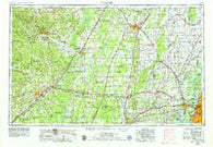 Memphis Tennessee Historical topographic map, 1:250000 scale, 1 X 2 Degree, Year 1953