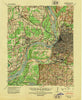 Memphis Tennessee Historical topographic map, 1:62500 scale, 15 X 15 Minute, Year 1939