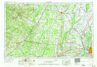 Memphis Tennessee Historical topographic map, 1:250000 scale, 1 X 2 Degree, Year 1953