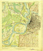 Memphis Tennessee Historical topographic map, 1:62500 scale, 15 X 15 Minute, Year 1927