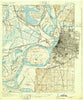 Memphis Tennessee Historical topographic map, 1:62500 scale, 15 X 15 Minute, Year 1927
