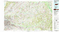 Memphis East Tennessee Historical topographic map, 1:100000 scale, 30 X 60 Minute, Year 1986