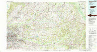 Memphis East Tennessee Historical topographic map, 1:100000 scale, 30 X 60 Minute, Year 1986