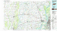 Memphis West Tennessee Historical topographic map, 1:100000 scale, 30 X 60 Minute, Year 1986